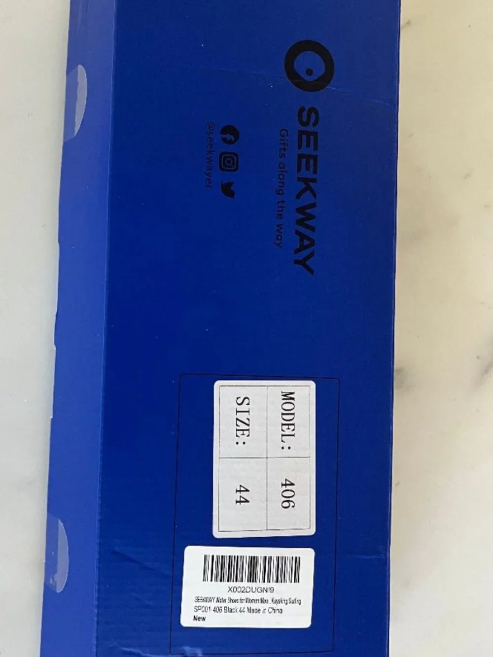 Seekway Unisex Water Shoes, Like New with Original Box, Men 11-1/2, Women 12-1/2